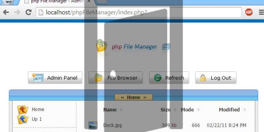 PHP file manager