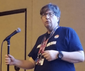 Matt Blaze speaking at DEF CON 2017