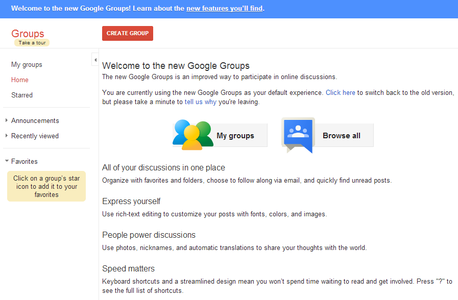 Organize and Manage Emails in Google Groups