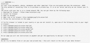 ransomware canada gandcrab