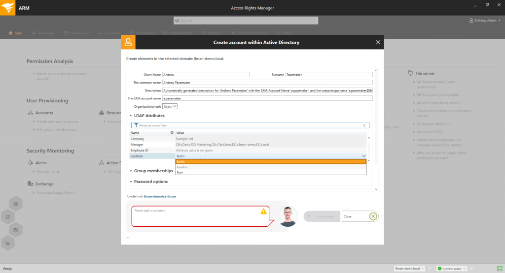 SolarWinds Access Rights Manger