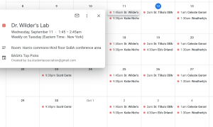 google calendar privacy 