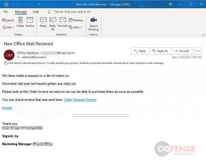 Microsoft OneNote phishing