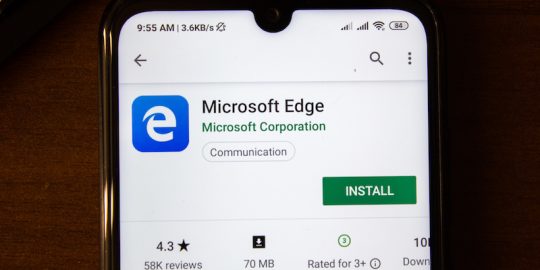 microsoft least private browser