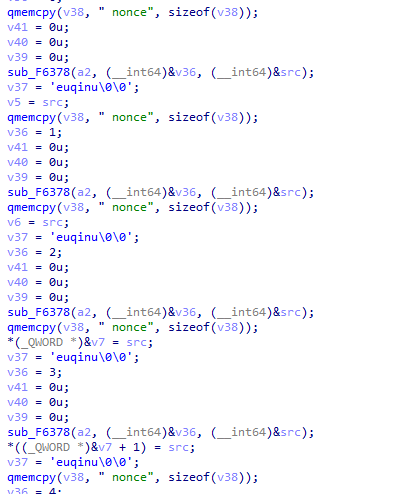 Extensão da chave AES usando o valor nonce embutido no código (hard-coded)