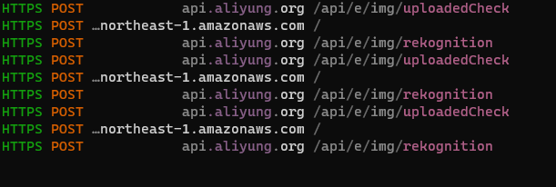 A comunicação com o C2 e o envio para a AWS