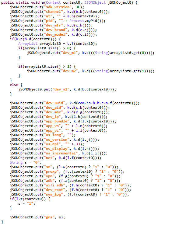 Coleta de dados pelo plugin