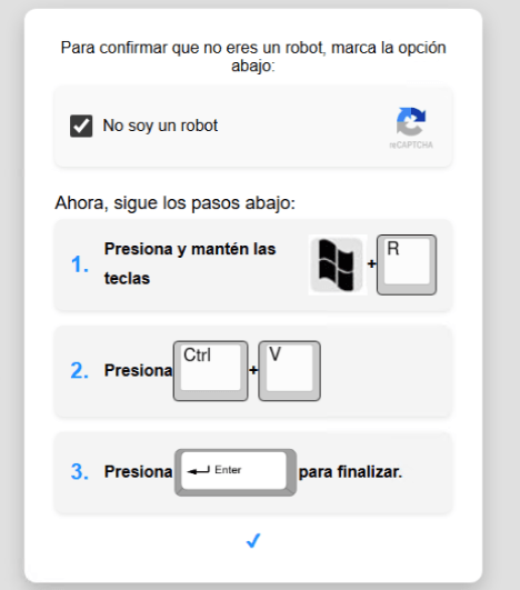 Página CAPTCHA falsa na URL https://evs.grupotuis[.]buzz/0capcha17/