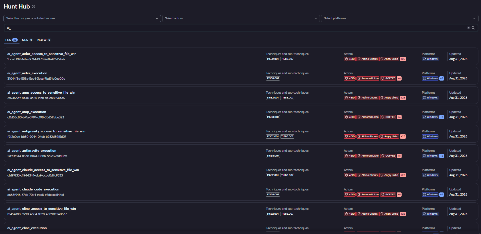 how-to-secure-ai-agentsEN19 Regras no repositório Hunt Hub