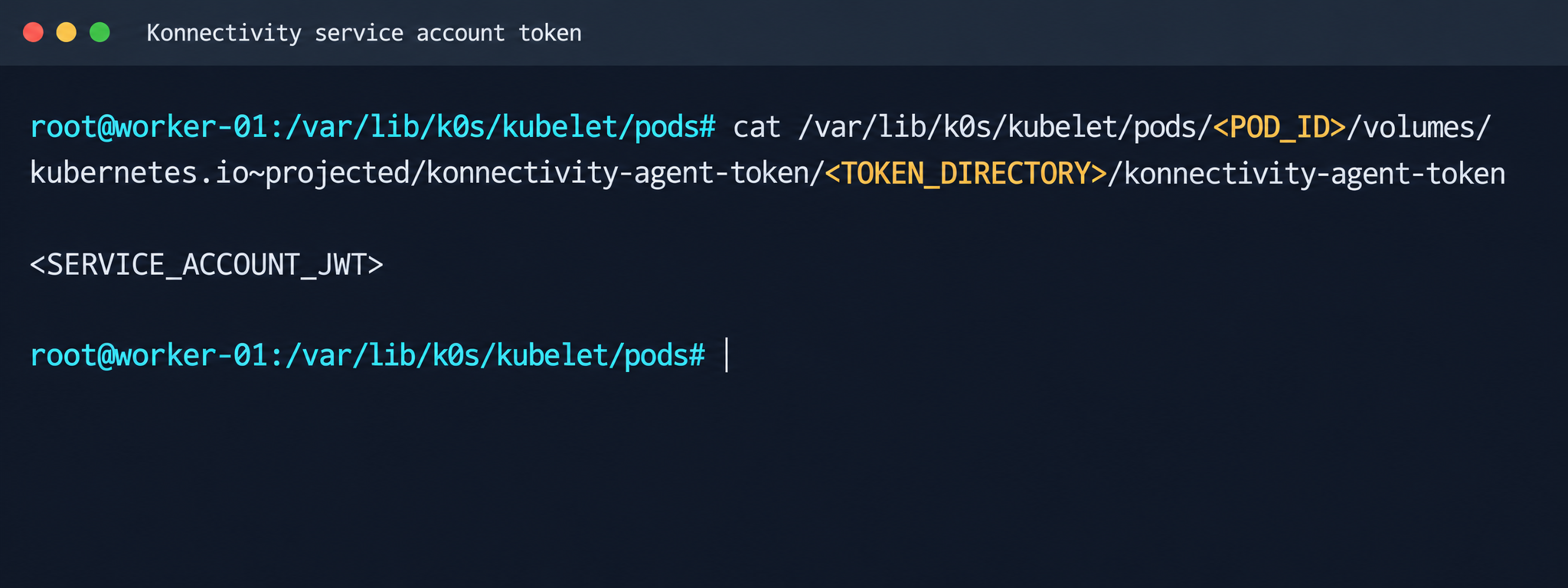 isolation-bypass2 Token da conta de serviço do Konnectivity