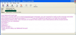 There were also phishing attacks targeting email users...