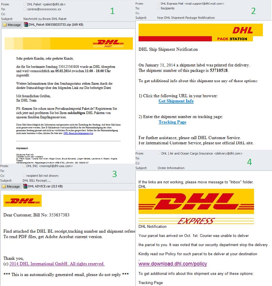 dhl send luggage international