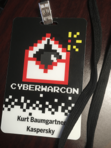 Cyberwarcon badge