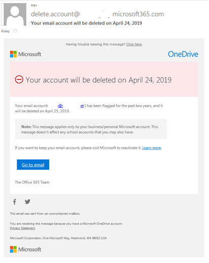 Report social security phishing