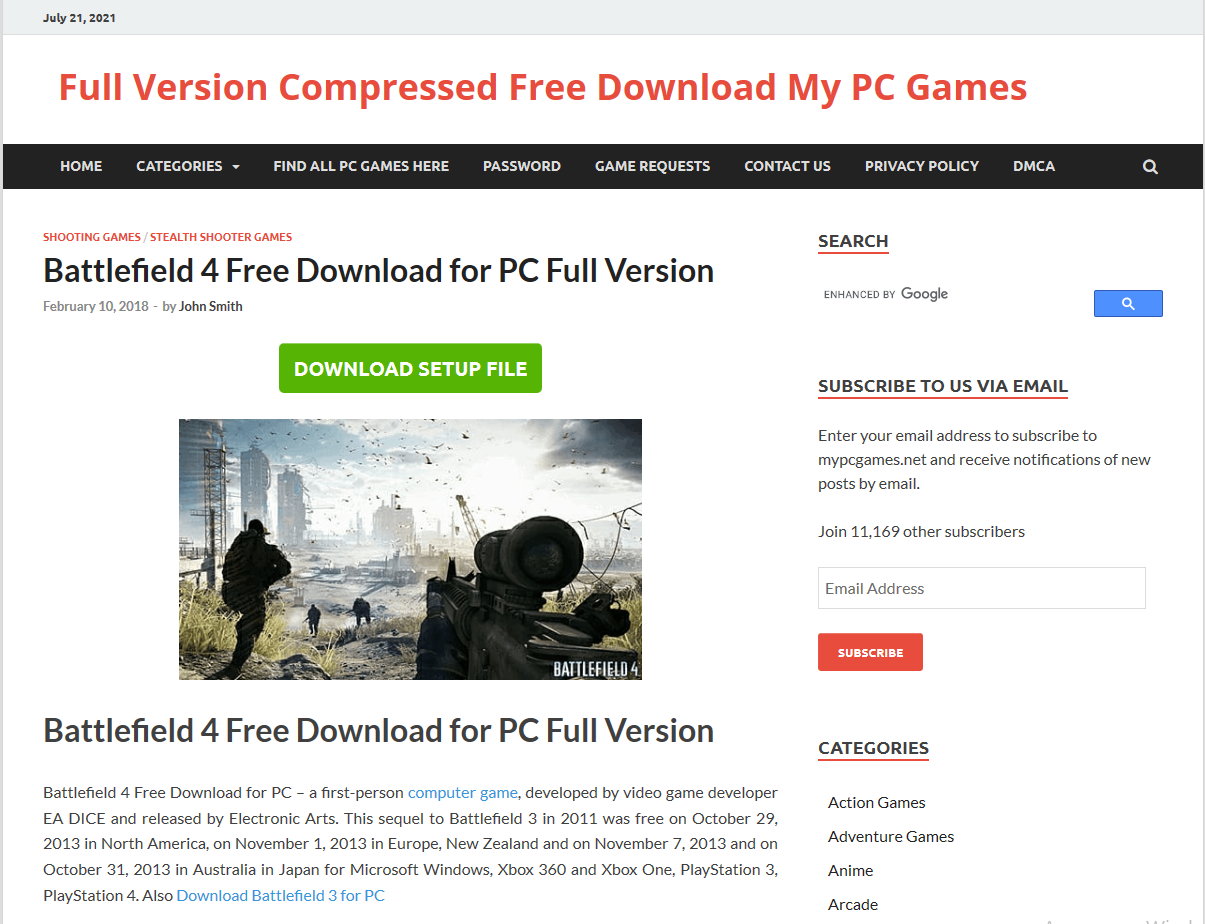 4 sites for games download to PC