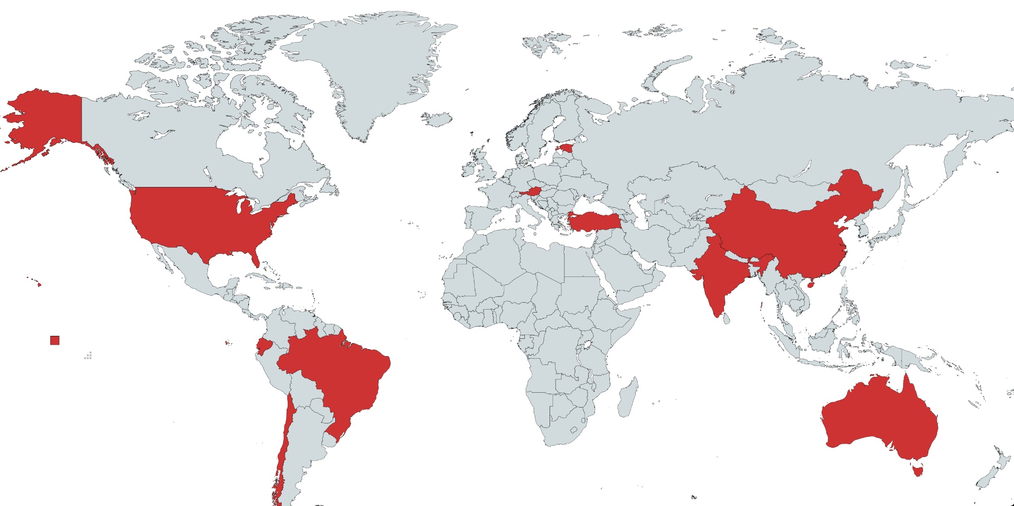 Black Basta attack geography