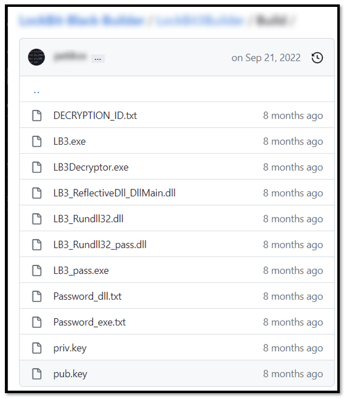 Lockbit builder uploaded to GitHub