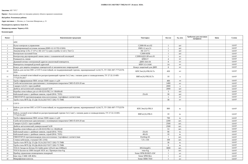 Version E decoy document