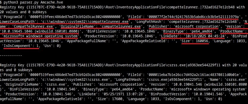Sans Amcache AmCache artifact: forensic value and a tool for data extraction ...