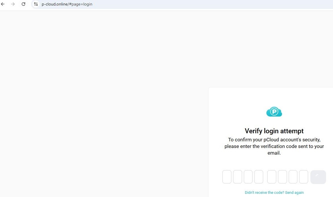 OTP input form