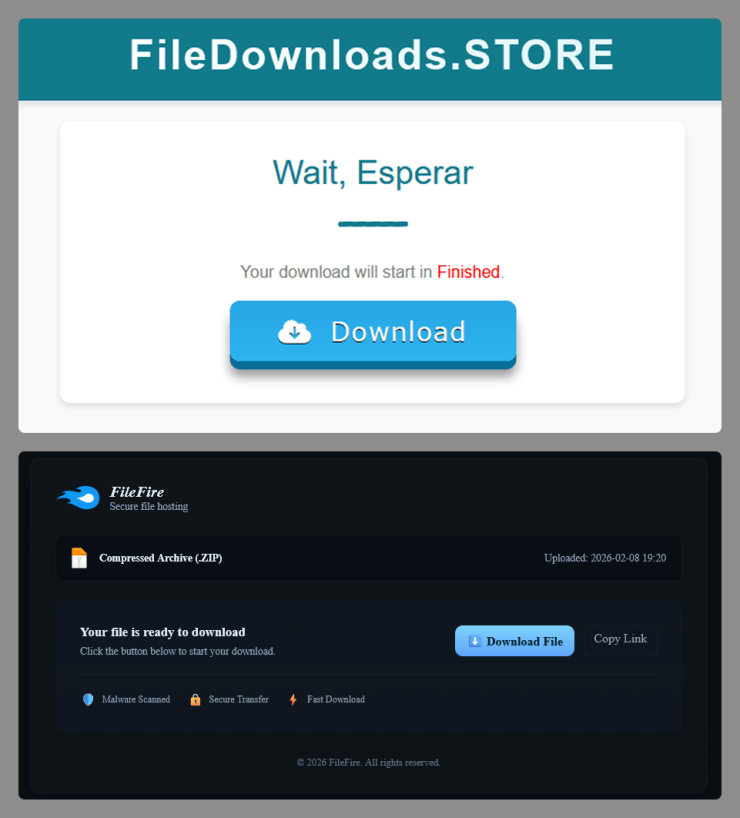 
File storage imitations (Source : Howler Cell).