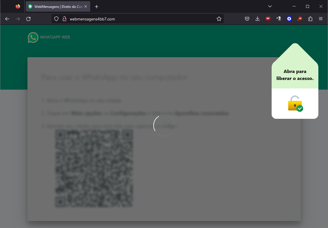 Malware delivered through a malicious website