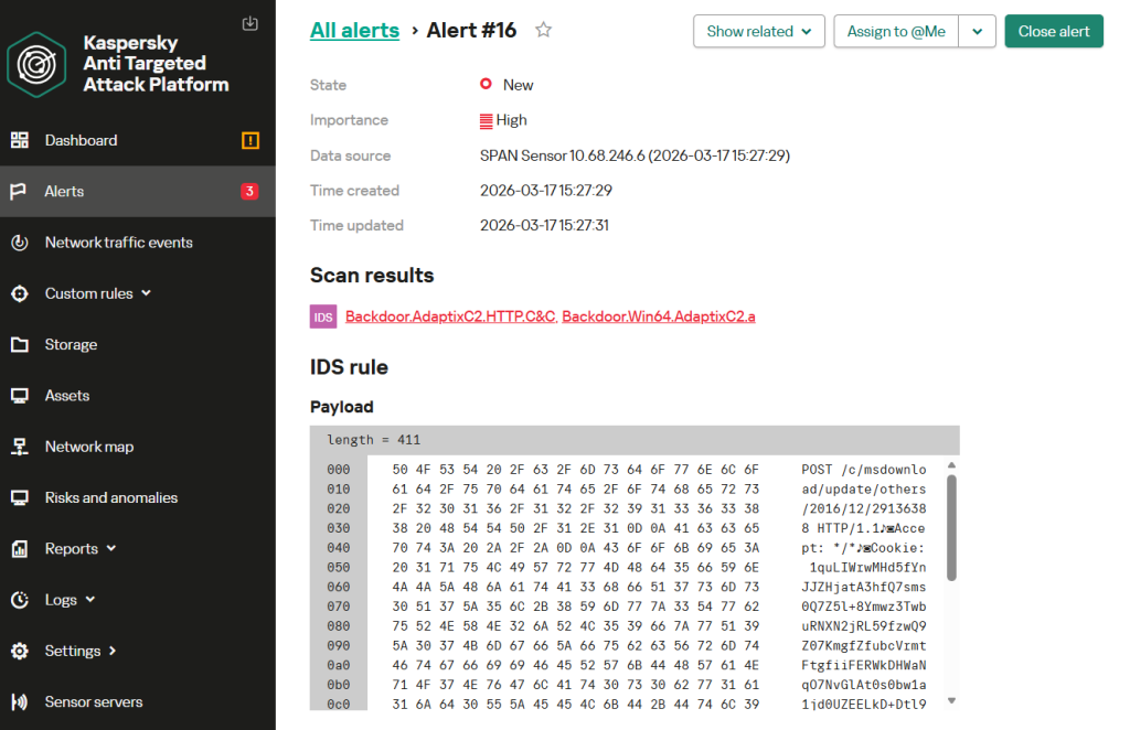Using KATA and KEDR to detect the AdaptixC2 agent | Securelist