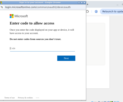 Microsoft Device Code Ui When checking the URL isn’t enough: phishing via the Microsoft identity ...