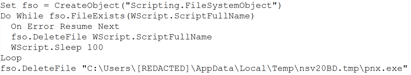 Loader removal script