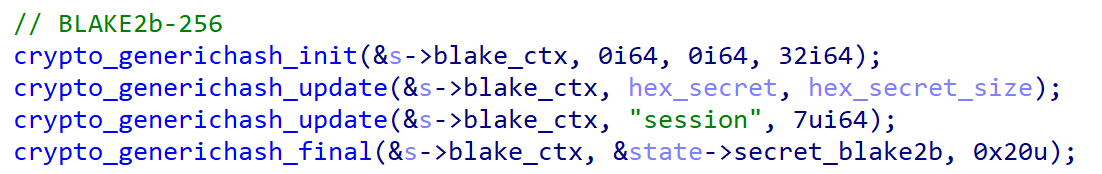 Secret value hashing