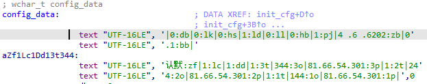 Obfuscated configuration