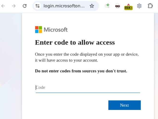 Официальная страница Microsoft