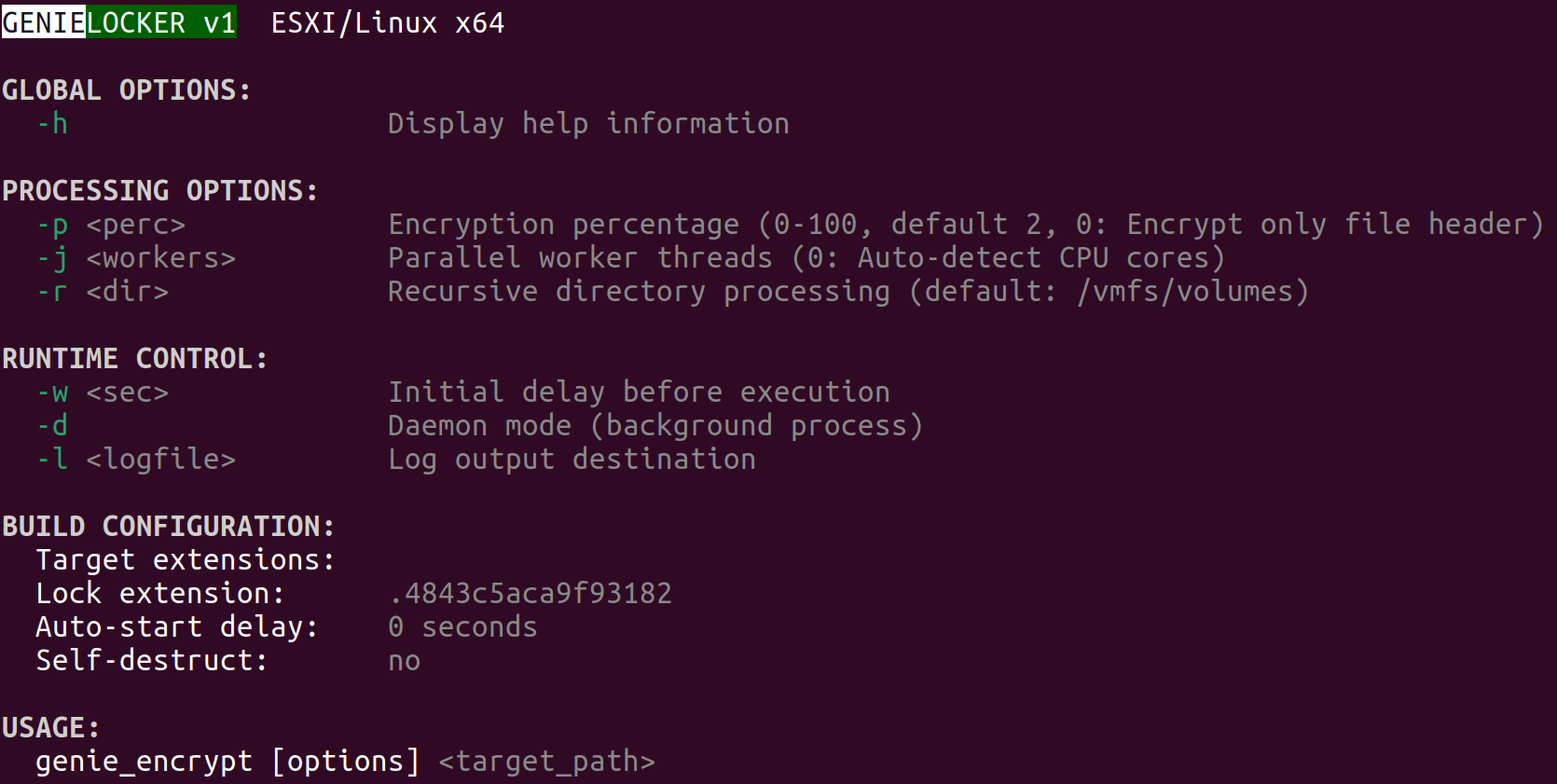 Описание версии для ESXi