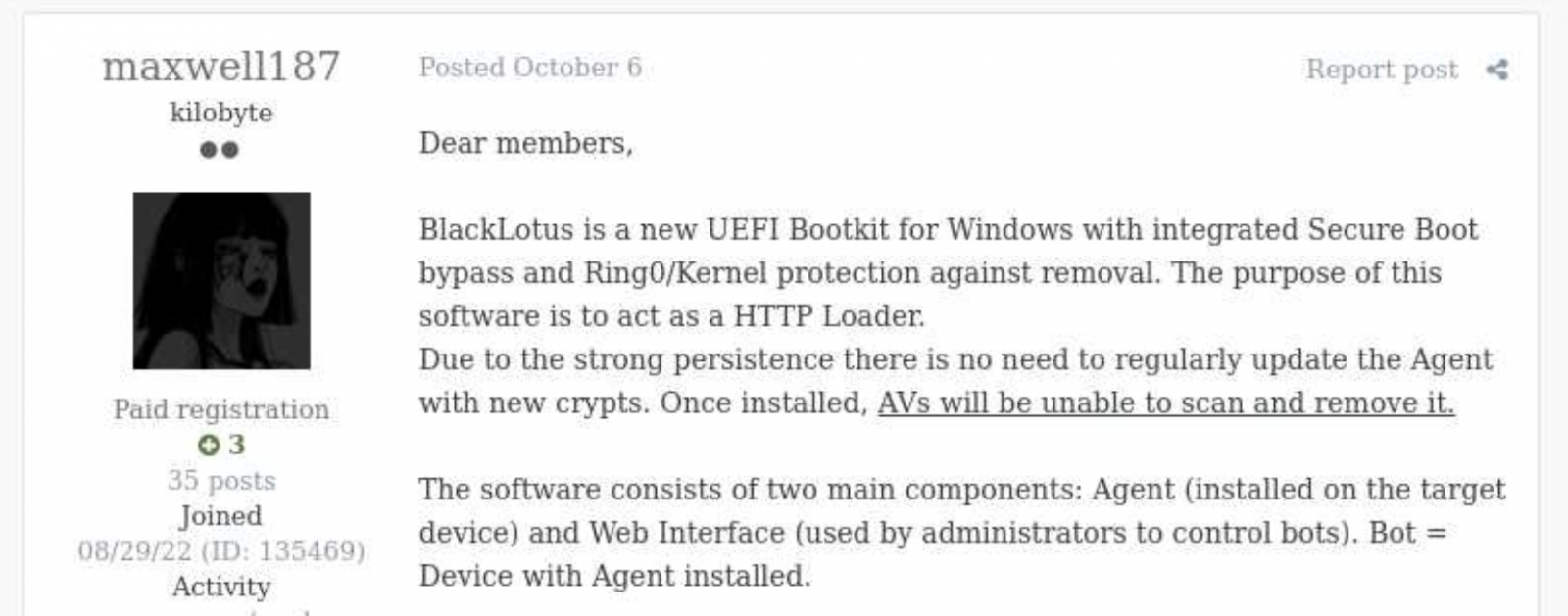 uefi-bootkit-blackx1 Объявление о продаже BlackLotus