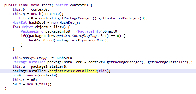 Registro del manejador