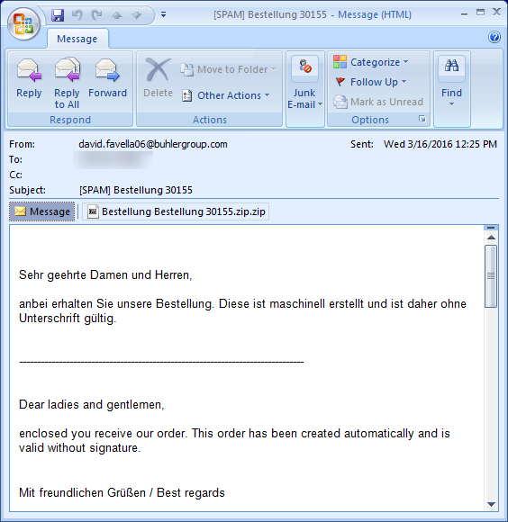 Locky, un ransomware international