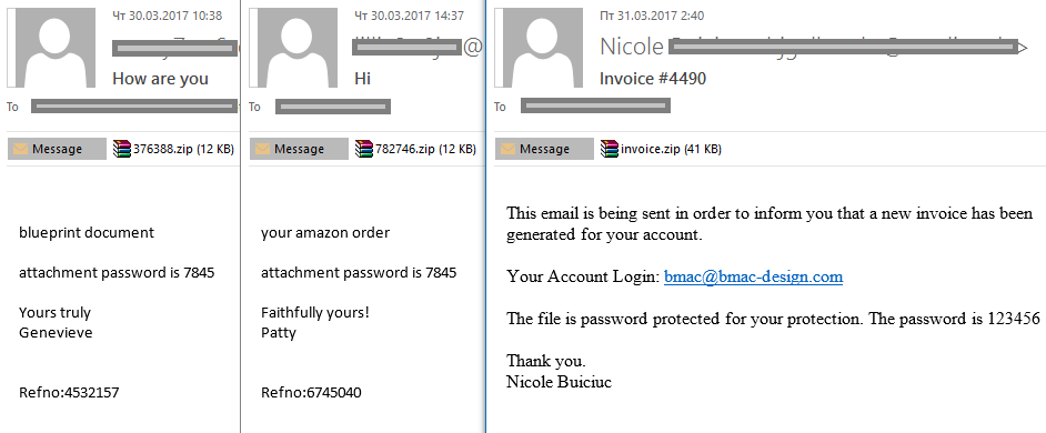 Courrier indésirable et phishing au premier trimestre 2017