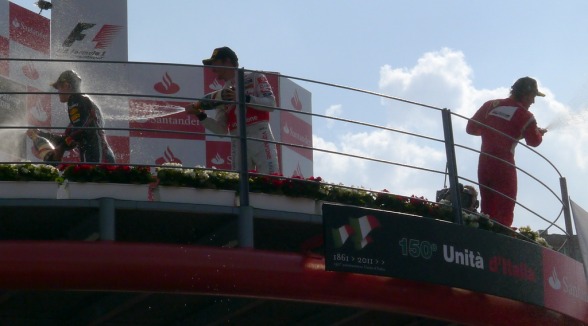 Alonso takes 3rd at Monza 2011