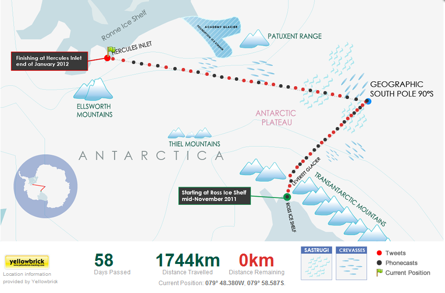 Felicity Aston's journey through Antarctica