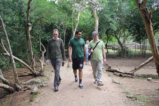 Kaspersky team talking shop in the jungle