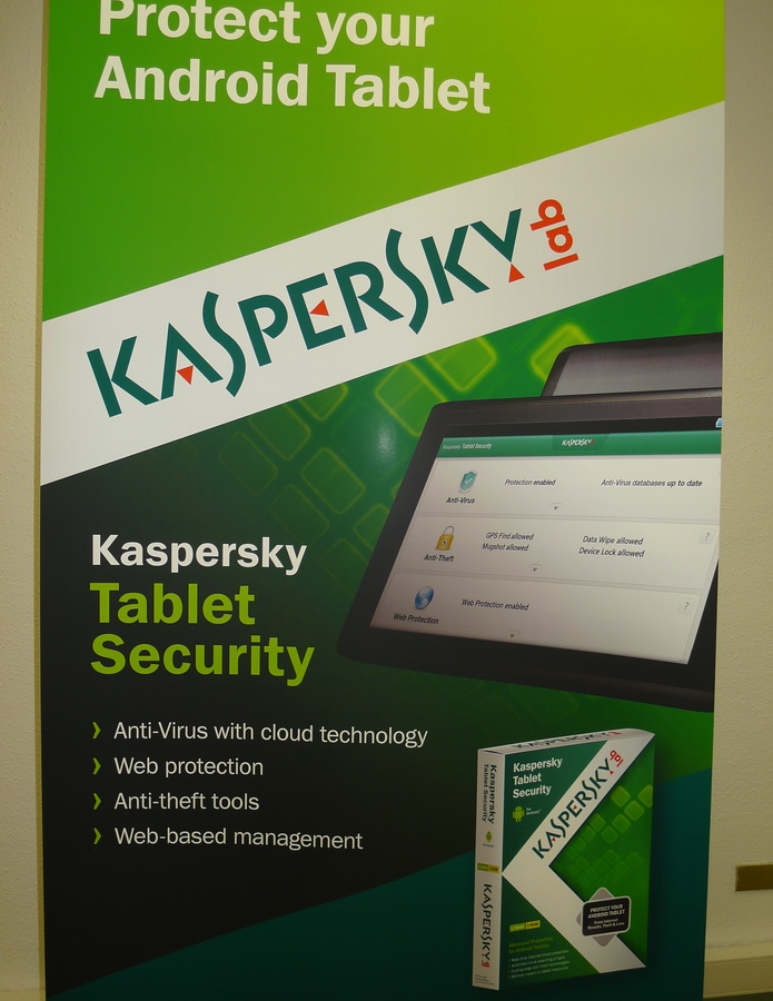 Kaspersky Android Tablet