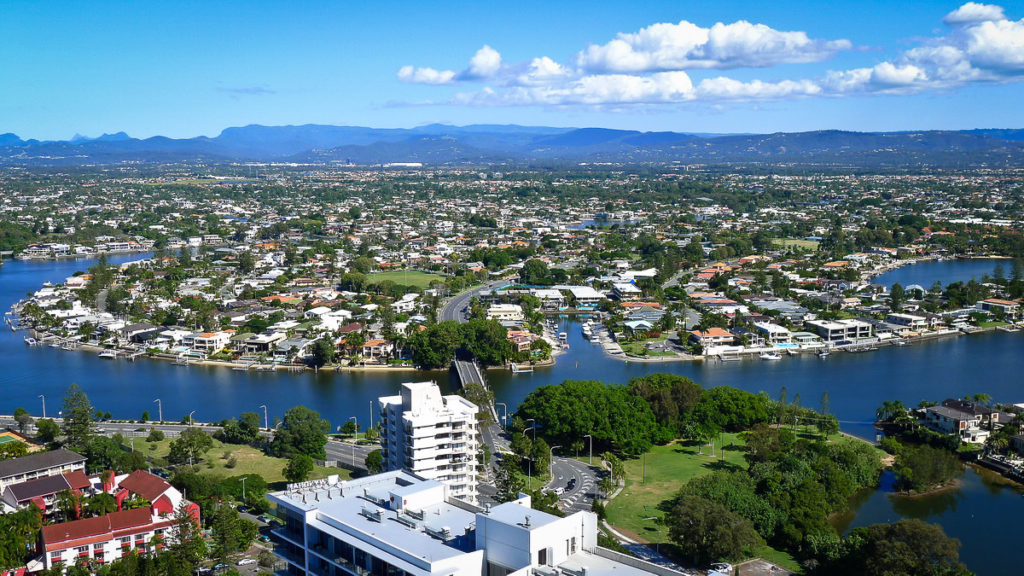 Surfers Paradise Aerial City