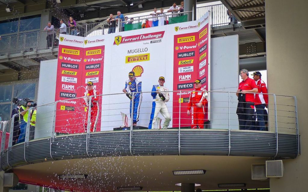 Ferrari Winner Podium