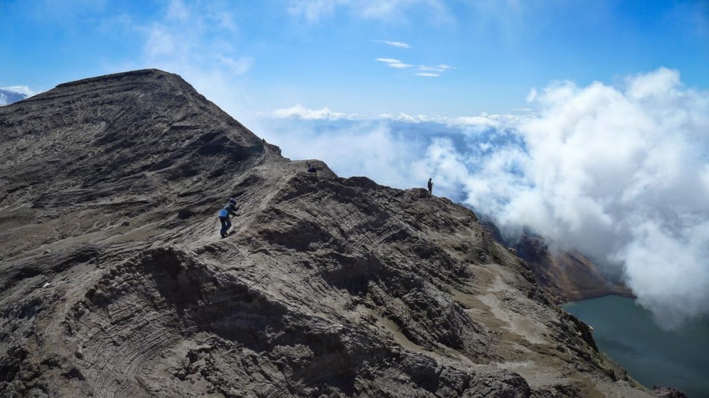 Climbing the Gorely Volcano