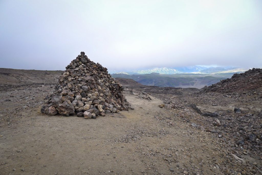 Rocks on Gorely Volcano