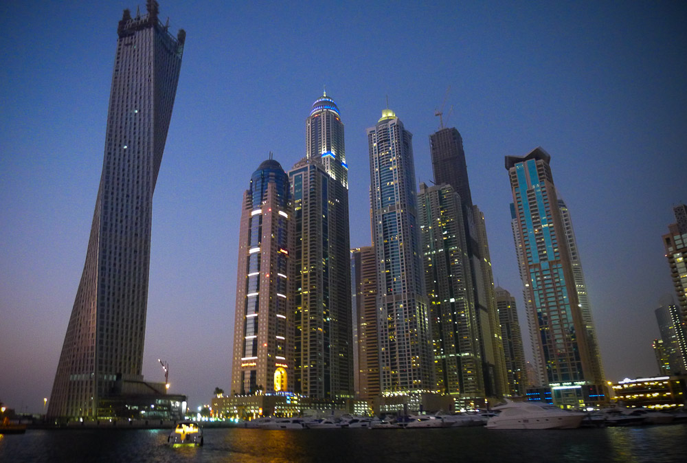 Dubai Skyline Night