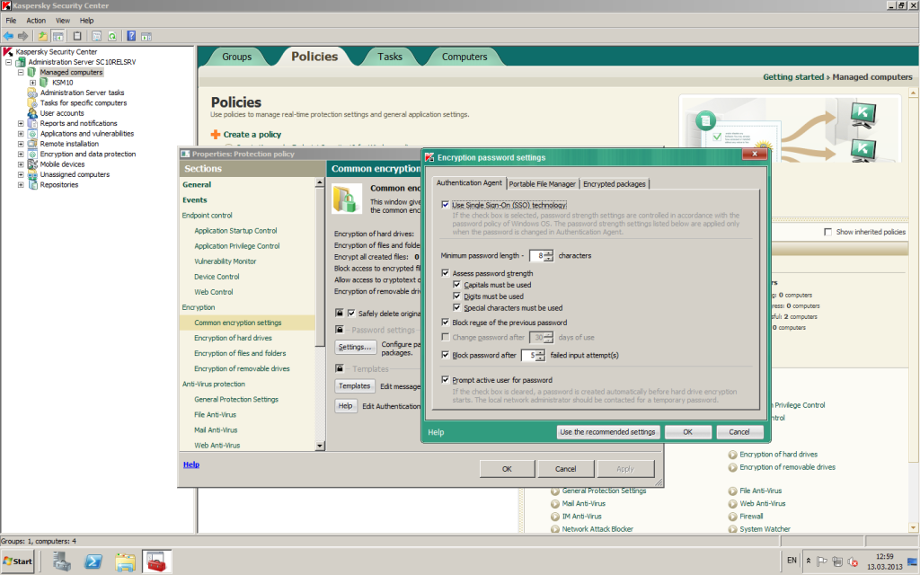 Kaspersky Security for Business Encryption